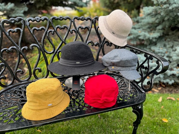 fall hats at Greenland Garden Centre