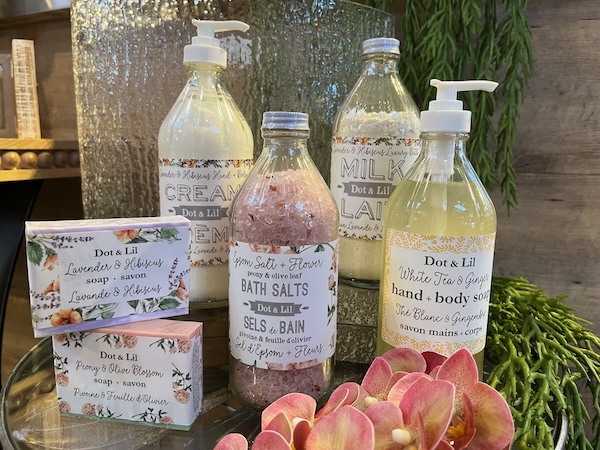Dot & Lil bath and body products