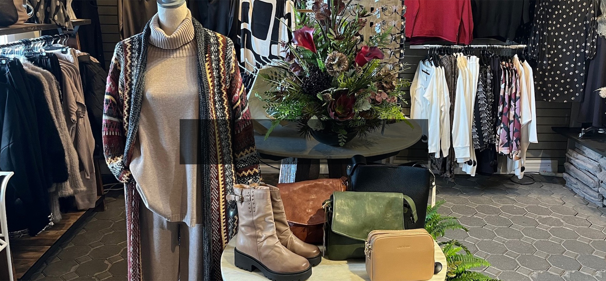 fall fashion at Greenland Garden Centre